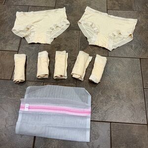 🔥3/$42 w FREE SHIPPING🔥 Cream ladies Underwear Set- 7 pairs